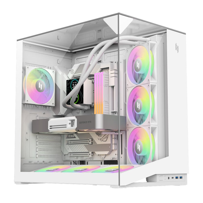 EAN 6931858712248 - GameMax NEX C56 VC WH carcasa de ordenador Midi Tower Blanco imagen 5