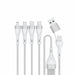 EAN 5012786030107 - 4smarts 541024 cable USB 1,2 m USB A/USB C USB C/Micro USB-A/Lightning Blanco imagen 1
