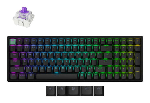 EAN 4894979016683 - Keychron K4 HE teclado Juego USB + RF Wireless + Bluetooth QWERTY Negro imagen 1