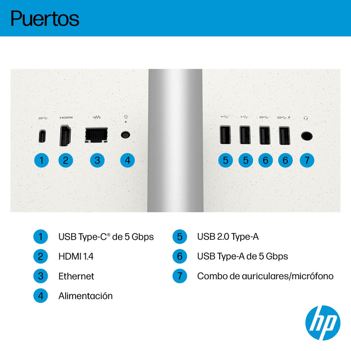 EAN 0199642227255 - HP AI 27-cr2014ns Intel Core Ultra 5 225U 68,6 cm (27") 1920 x 1080 Pixeles PC todo en uno 16 GB DDR5-SDR imagen 4