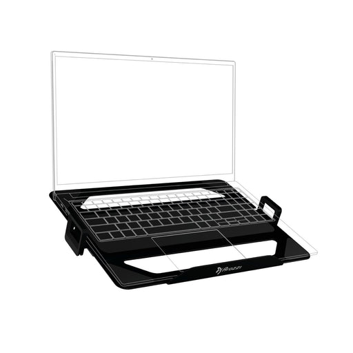 EAN 0850072937410 - Arozzi AZ-ALZARE-LH-BK soporte para ordenador portátil Negro 45,7 cm (18") imagen 2