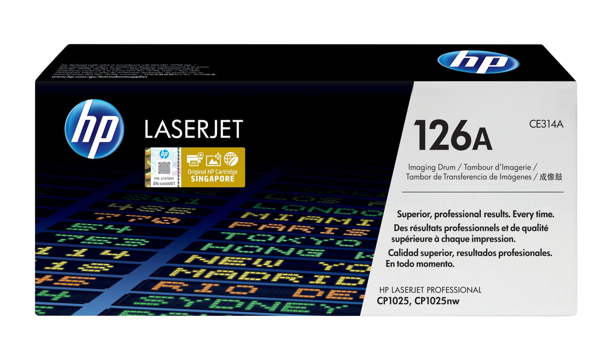 EAN 0884962223352 - HP 126A LaserJet Imaging Drum cartucho de tóner 1 pieza(s) Original Negro, Cian, Magenta, Amarillo imagen 1
