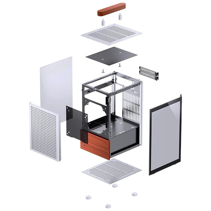 EAN 6970620554037 - Jonsbo T6 Midi Tower Madera, Plata imagen 25