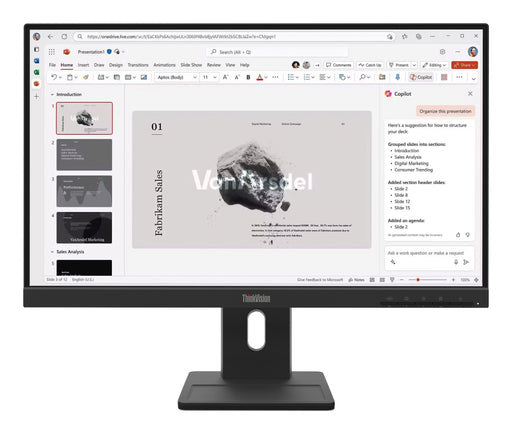 EAN 0198158436229 - Lenovo ThinkVision E22-40 pantalla para PC 54,6 cm (21.5") 1920 x 1080 Pixeles Full HD LCD Negro imagen 1