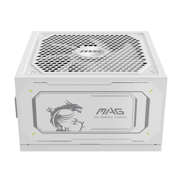 EAN 4711377357104 - MSI MAG A1000GL PCIE5 WHITE unidad de fuente de alimentación 1000 W 24-pin ATX ATX Blanco imagen 2