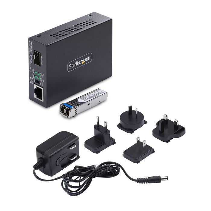EAN 65030917087 - StarTech.com MCM1110SMLC20 convertidor de medio 2000 Mbit/s 1310 nm Monomodo Negro imagen 7