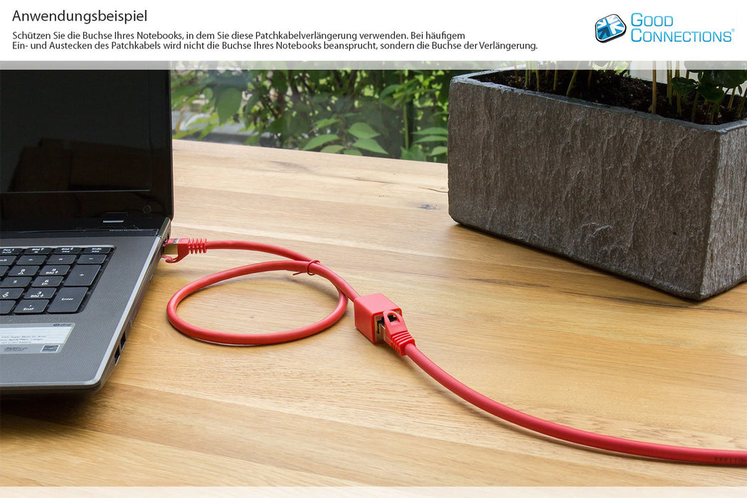 EAN 4014619936243 - Alcasa 8063VR-010R cable de red Rojo 1 m Cat6 S/FTP (S-STP) imagen 3