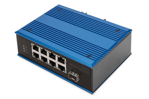 EAN 4016032485469 - Digitus DN-651133 switch No administrado Fast Ethernet (10/100) Energía sobre Ethernet (PoE) Negro, Azul imagen 1