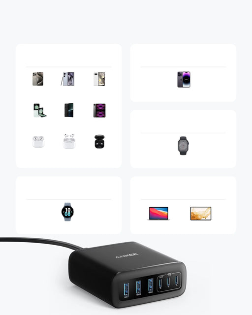 EAN 0194644173500 - Anker GaN Universal Negro Corriente alterna Interior imagen 2