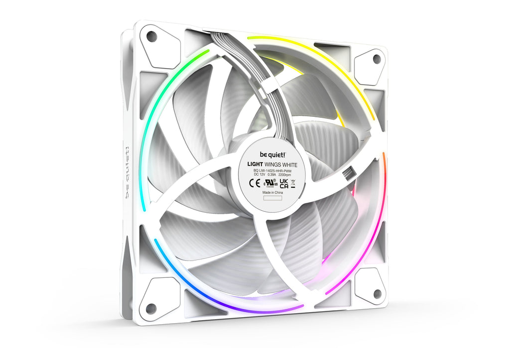EAN 4260052190265 - be quiet! Light Wings White | 140mm PWM high-speed Triple-Pack Carcasa del ordenador Ventilador 14 cm Bla imagen 4