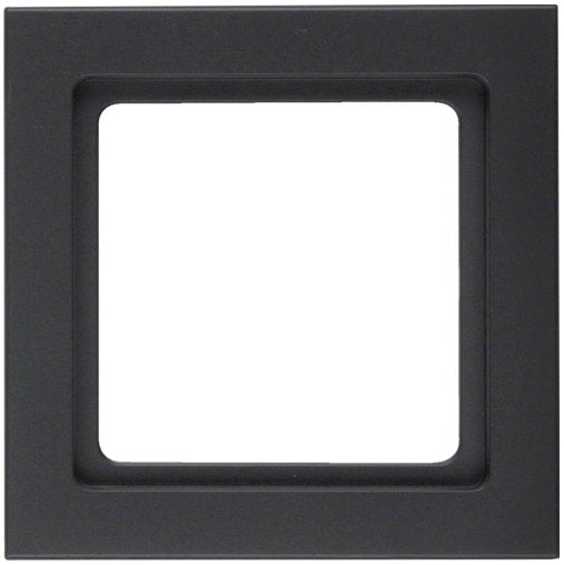 EAN 4011334385653 - Hager 10116096 placa de pared y cubierta de interruptor Negro imagen 1
