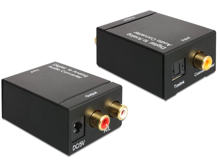 EAN 4043619624447 - DeLOCK 62444 convertidor de audio Negro imagen 1