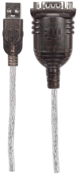 EAN 0766623151856 - Manhattan 151856 cable de serie Plata 0,45 m USB A Serial/COM/RS232/DB9 imagen 4