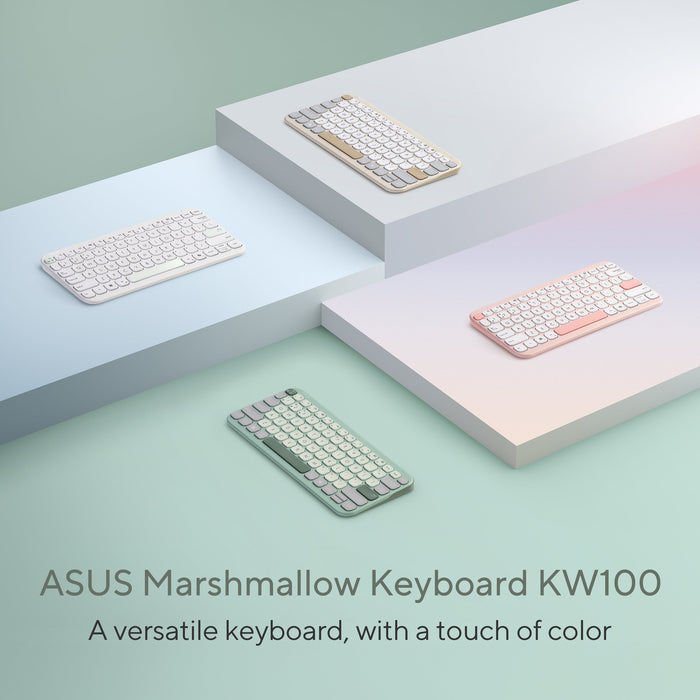 EAN 4711387539019 - ASUS KW100 KEYBOARD/GN/UI/80 teclado Universal Bluetooth Verde imagen 11