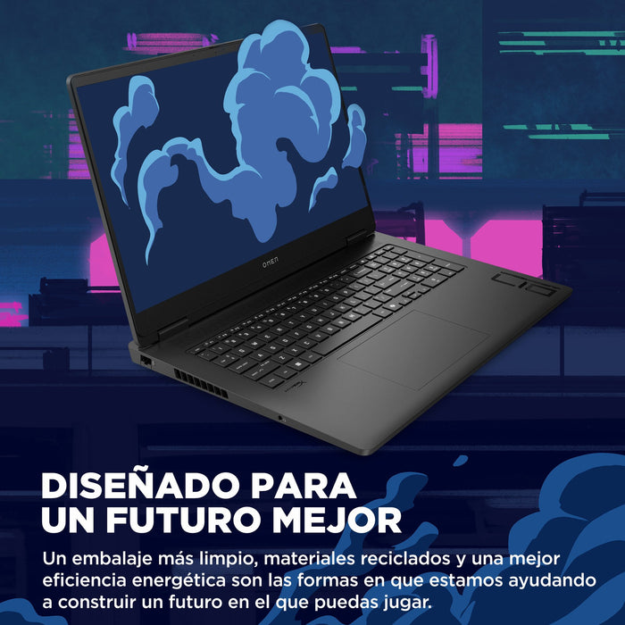 EAN 198415049919 - HP OMEN 17-db0009ns AMD Ryzen™ 7 8845HS Portátil 43,9 cm (17.3") Full HD 32 GB DDR5-SDRAM 1 TB SSD NVIDIA  imagen 8