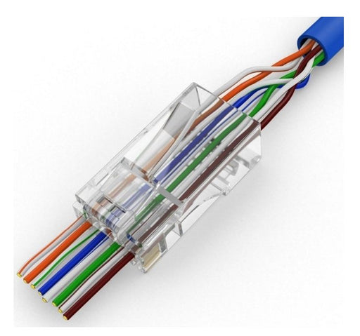 EAN 8054392616471 - WP WPC-MDP-883-6UP-R50T conector RJ-45 Transparente imagen 2