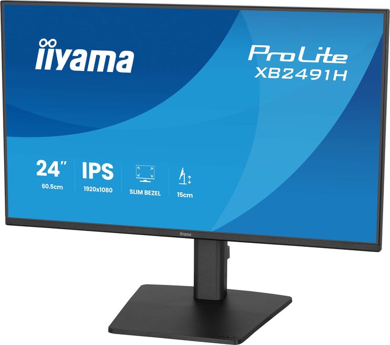 EAN 4948570127849 - iiyama ProLite XB2491H-B1 pantalla para PC 60,5 cm (23.8") 1920 x 1080 Pixeles Full HD LCD Negro imagen 7