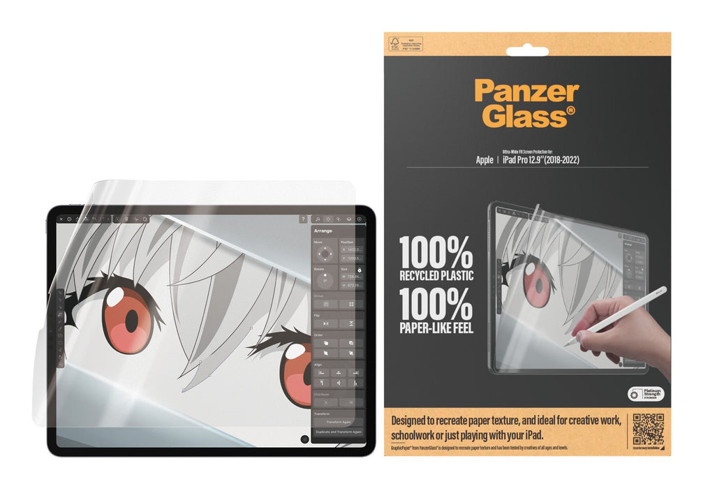 EAN 5715685000973 - PanzerGlass ® GraphicPaper® Screen Protector iPad Pro 12.9'' (2018, 2020, 2021, 2022) | Ultra-Wide Fit Pr imagen 2