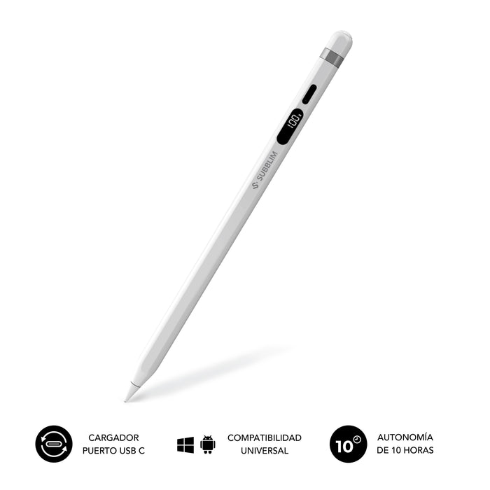 EAN 8436586743826 - SUBBLIM SUBPEN-UN0001 lápiz digital 70 g Blanco imagen 13