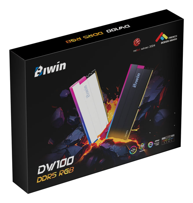 EAN 6955914623323 - Biwin DW100 módulo de memoria 32 GB 2 x 16 GB DDR5 6000 MT/s 288-pin DIMM ECC imagen 10