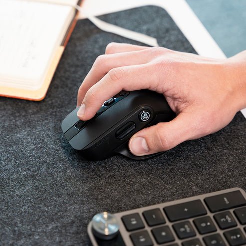 EAN 810119072252 - JLab Mouse 2 ratón Oficina Mano derecha Bluetooth + USB Type-C Óptico 2400 DPI imagen 2