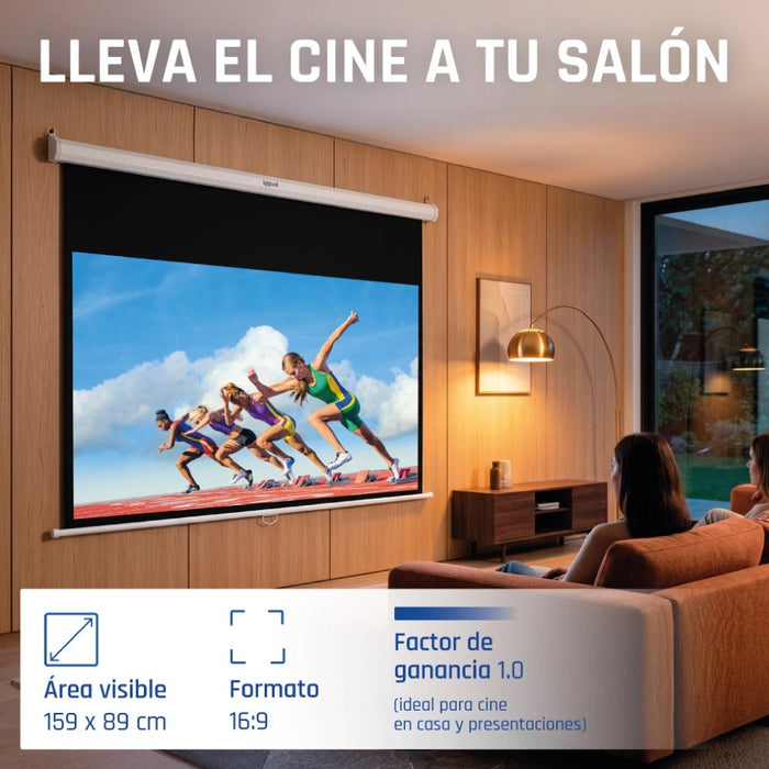 EAN 8435364319673 - iggual PSIMS159 pantalla de proyección 182,9 cm (72") imagen 3