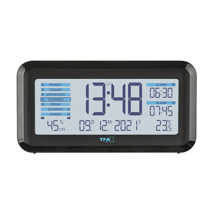 EAN 4009816037275 - TFA-Dostmann Boxx2 Reloj despertador digital Negro imagen 2
