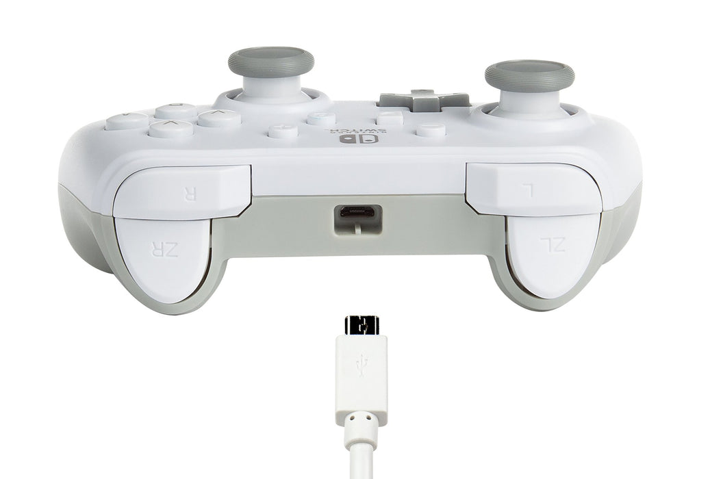 EAN 0617885024054 - PowerA 1517033-01 mando y volante Gris, Blanco USB Gamepad Analógico Nintendo Switch imagen 6