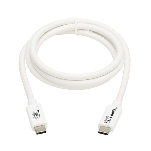 EAN 37332281142 - Tripp Lite U521-1P0M-WH cable USB USB4 Gen 2x2 1 m USB C 40 Gbit/s 240 W Blanco imagen 2