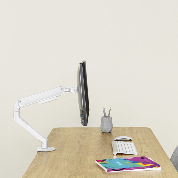 EAN 8433281010673 - TooQ DB4032TNR-W soporte para monitor 81,3 cm (32") Escritorio Blanco imagen 7