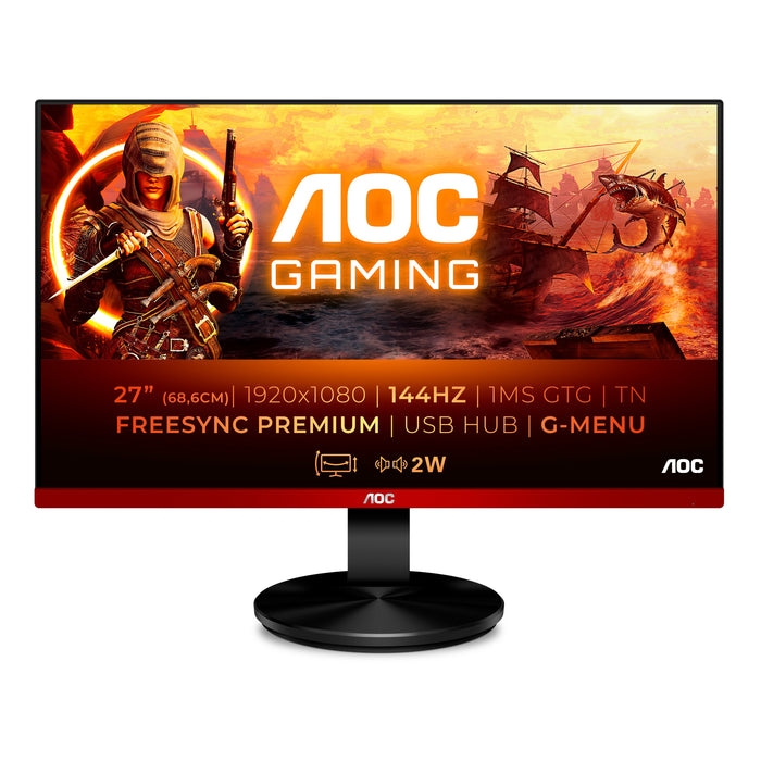 EAN 4038986186179 - AOC 90 Series G2790PX pantalla para PC 68,6 cm (27") 1920 x 1080 Pixeles Full HD LED Negro imagen 1