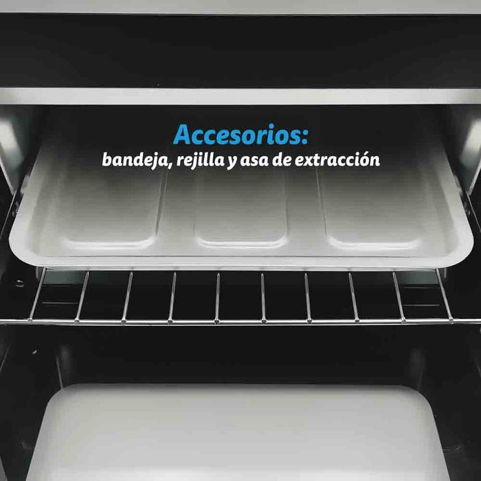 EAN 8426156017013 - Grunkel HR-10MINI horno tostador 10 L 1600 W Negro imagen 5