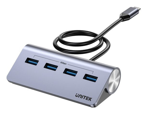 EAN 4894160059468 - UNITEK H1337BGY01 hub de interfaz USB 3.2 Gen 1 (3.1 Gen 1) Type-C 5000 Mbit/s Gris imagen 1