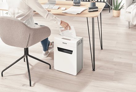 EAN 4002432127191 - Leitz 80940000 triturador de papel Microcorte 55 dB Gris, Blanco imagen 9
