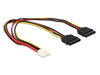 EAN 4043619848591 - DeLOCK 0.3m, Floppy 4p/2x SATA 15p 0,3 m imagen 2
