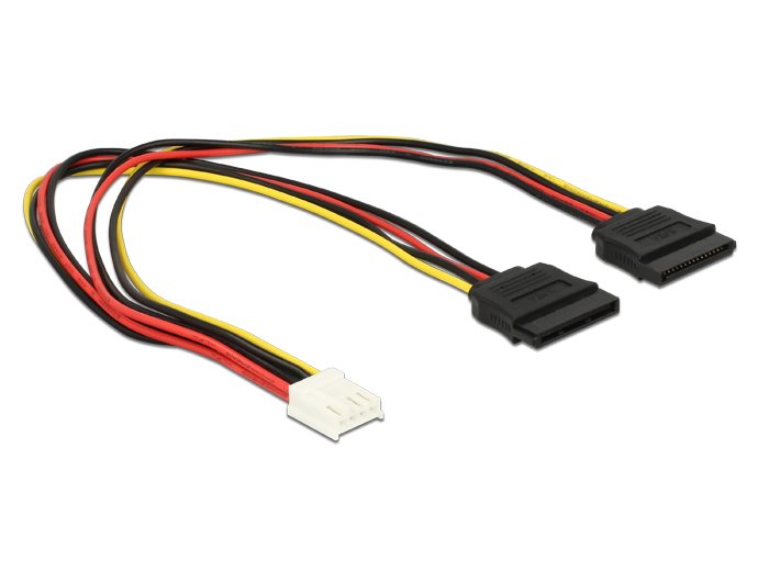 EAN 4043619848591 - DeLOCK 0.3m, Floppy 4p/2x SATA 15p 0,3 m imagen 2