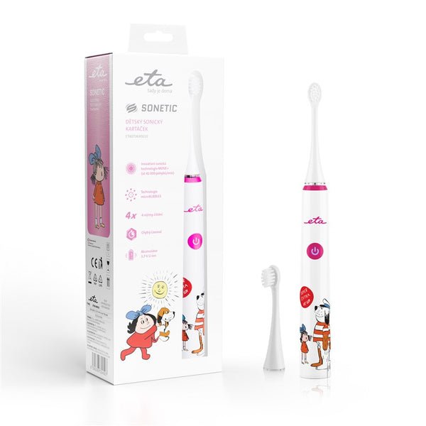 EAN 8590393324507 - Eta IPx7 Niño Cepillo dental sónico Rosa imagen 1