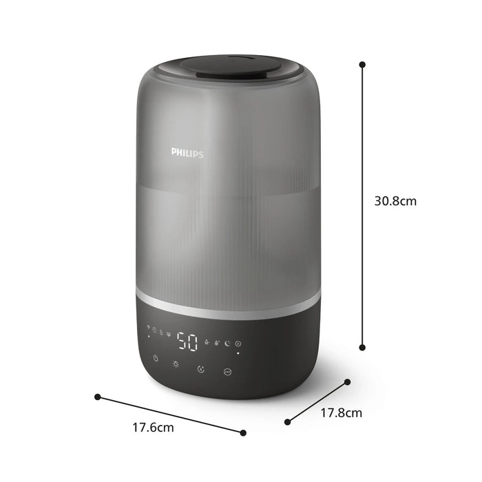 EAN 8720389048913 - Philips 1000 series HU1510/03 humidificador Ultrasónica 3 L Plata 19,6 W imagen 9