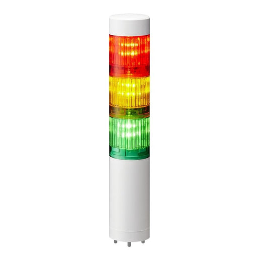EAN 4938766012042 - PATLITE LR4-302WJNW-RYG luz para alarma Fijo Ámbar/Verde/Rojo LED imagen 1