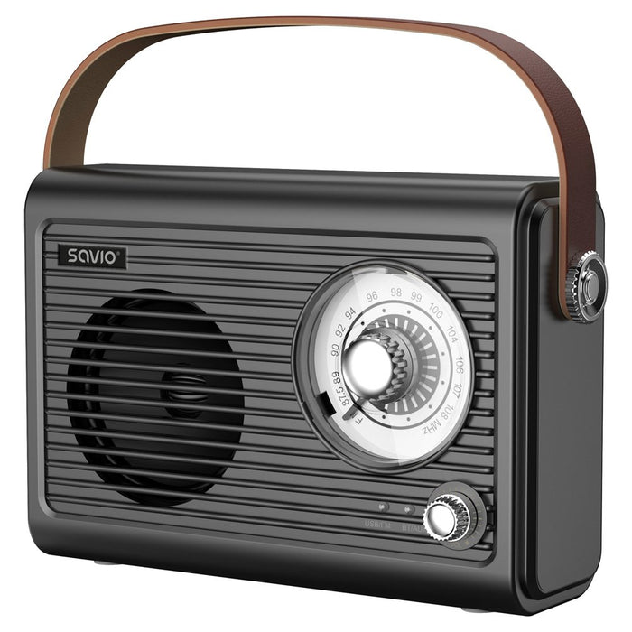 EAN 5901986049647 - Savio RS-01 radio Portátil Analógica Negro imagen 4