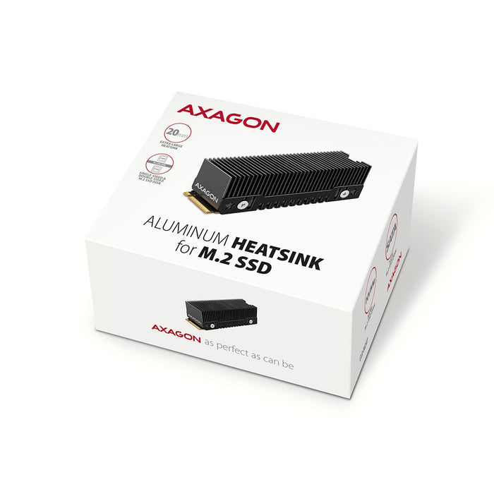 EAN 8595247907950 - Axagon CLR-M2XT M.2 SSD Passivkühler Aluminium - 2280 M.2 NVMe SSD, Unidad de estado sólido Disipador tér imagen 6