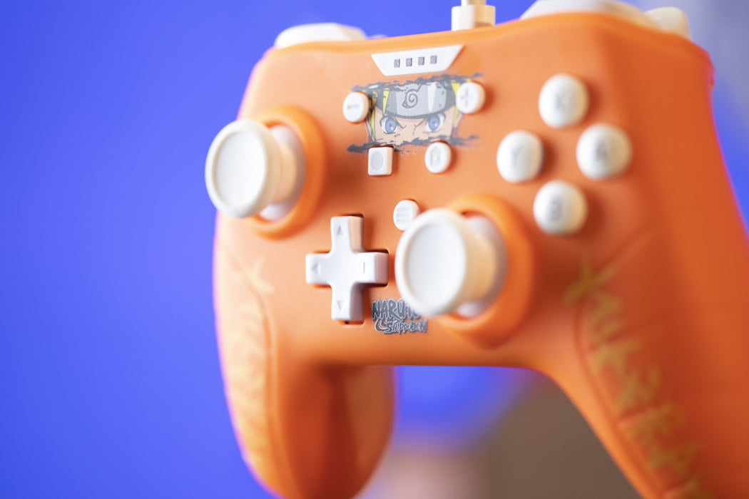 EAN 3328170287449 - Konix KX NARUTO SWITCH/PC PAD ORANGE Gamepad imagen 4