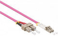EAN 5705585207954 - Mercodan 40400061 Cable de fibra óptica e InfiniBand 10 m LC SC Violeta imagen 1