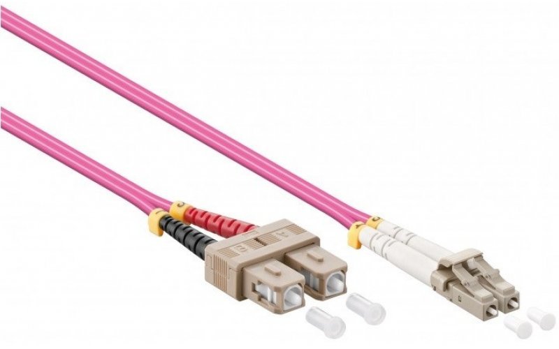 EAN 5705585207954 - Mercodan 40400061 Cable de fibra óptica e InfiniBand 10 m LC SC Violeta imagen 1
