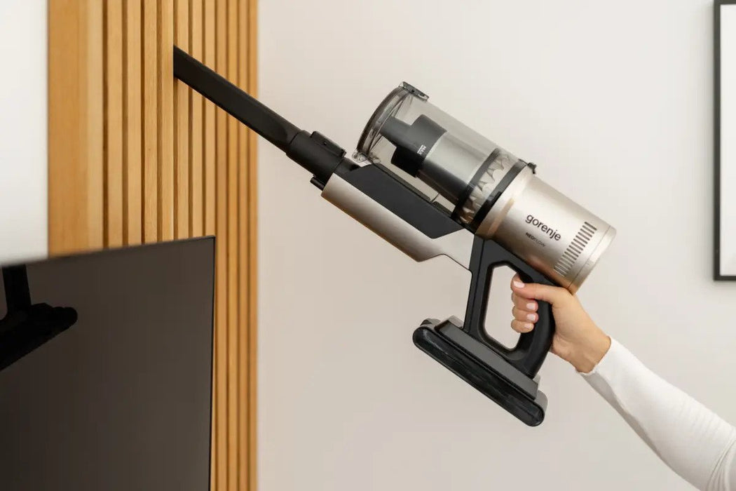 EAN 3838783075857 - Gorenje SVC259441NFGO Aspiradora escoba 2 en 1 Batería Secar HEPA Sin bolsa 0,6 L 350 W Oro imagen 30