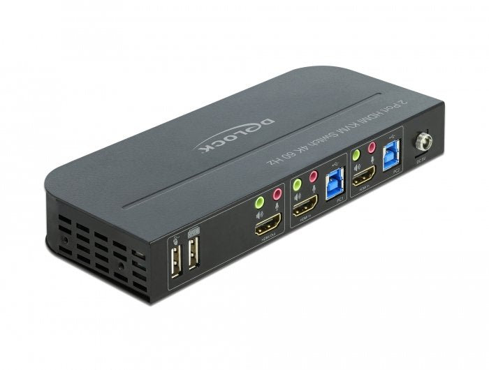 EAN 4043619114818 - DeLOCK 11481 interruptor KVM Negro imagen 2