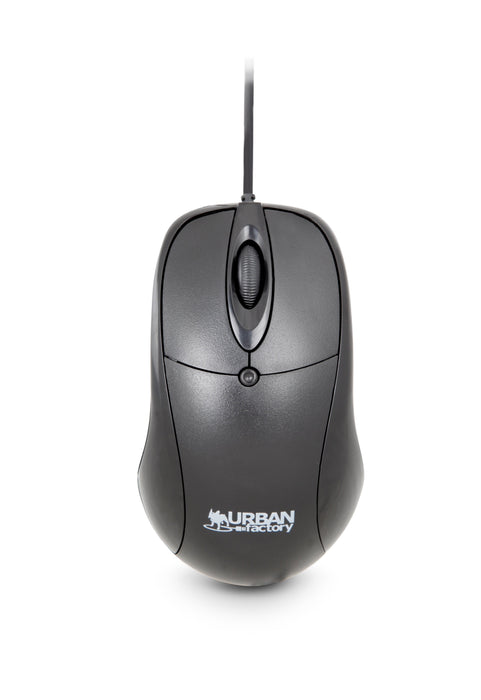 EAN 3760170841281 - Urban Factory Big Crazy Mouse ratón Oficina Ambidextro USB tipo A Óptico 800 DPI imagen 4