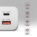 EAN 8595247910448 - Axagon ACU-PQ100W cargador de dispositivo móvil Universal, Smartphone, Tableta, Reloj inteligente, Baterí imagen 4