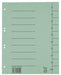 EAN 9003260990471 - Bene 97300GN lengüeta de índice Separador numérico con pestaña Caja de cartón Verde imagen 1