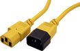 EAN 7630049614512 - ROLINE 19.08.1526 cable de transmisión Amarillo 0,8 m C14 acoplador C13 acoplador imagen 3